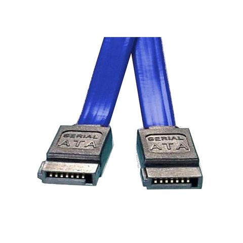 Drive Cables & Adapters 8Ware Sata 3.0 Data Cable 0.5M / 50Cm Male To Straight 180 Degree 26Awg Blue Cbat Sata3 180D