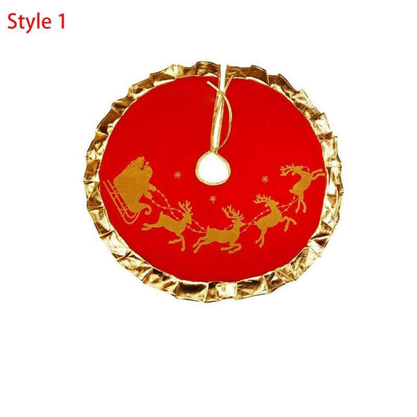 Seasonal Decorations Christmas Tree Decorations 90Cm Skirt Reusable