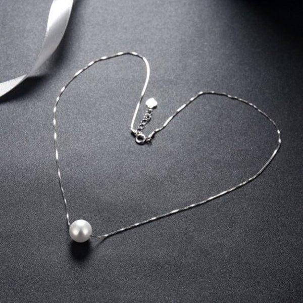 Necklaces & Pendants 925 Sterling Silver Pearl Pendant Necklace