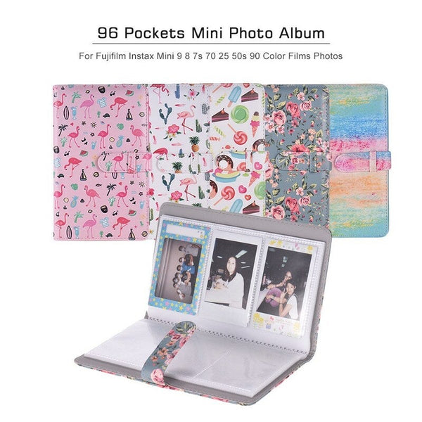 96 Pockets Mini Photo Album Book For Fujifilm Instax 8 7S 70 25 50S 90 Color Films Camera Paper Name Card Credit 4
