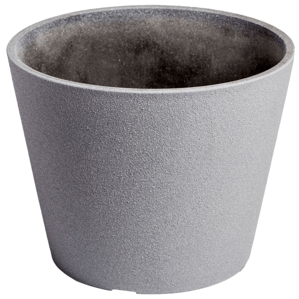 Planters & Vases Rendered Grey Planter Pot 25Cm