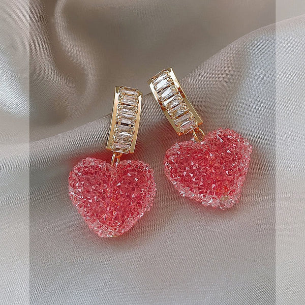 Earrings Sweet Love Gummy For Women Light Luxury High End Cute