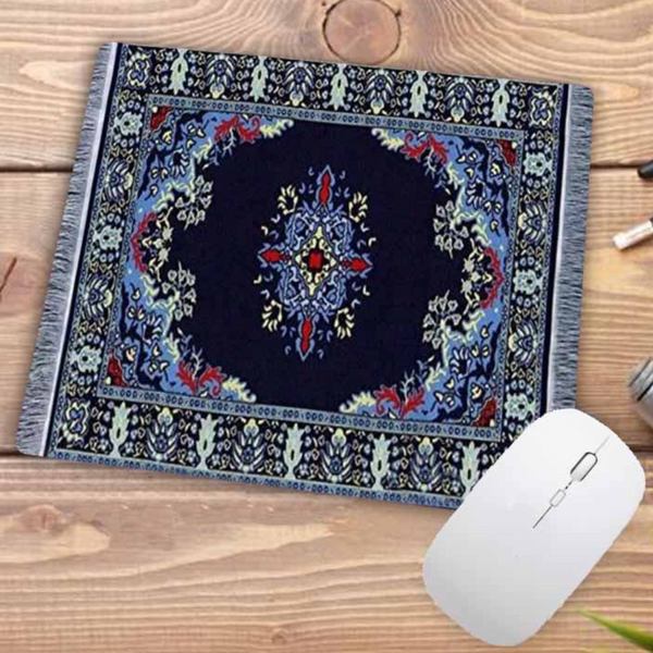 Desk Mats Mouse Pad Blue Green 22X18cm Persian Tribal Carpet Computer Office Desk Mat