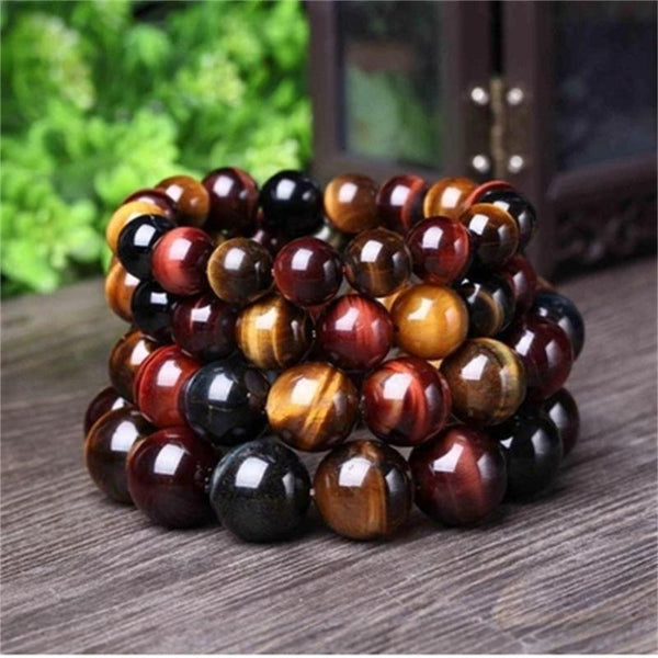 Bracelets Tiger Eye Natural Crystal Stone Buddha Bead Bracelet Fashion Jewellery