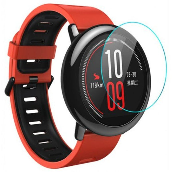 Screen Protectors 9H 0.26Mm Tempered Glass Screen Film For Amazfit Smartwatch 2Pcs Transparent