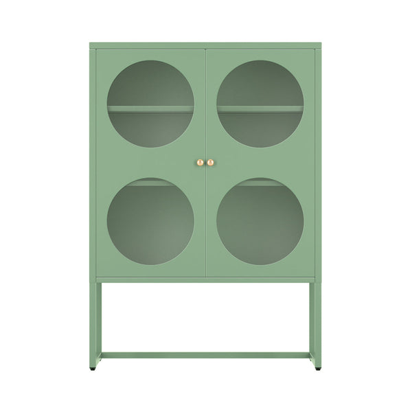 Sideboards & Buffets Artiss Artissin Buffet Sideboard Metal Cabinet Ella Green