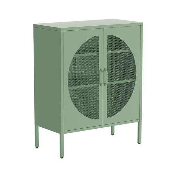 Sideboards & Buffets Artiss Artissin Buffet Sideboard Metal Cabinet Elsa Green