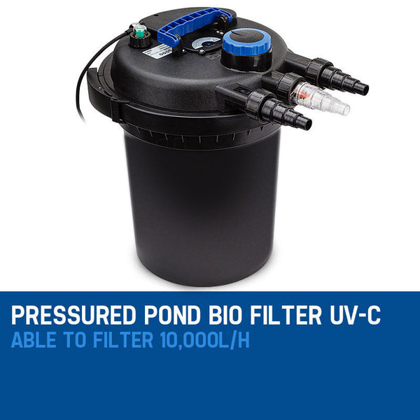 Filters Protege Aquarium External Canister Filter Fish Tank Pond Water Uv Light 10000 L/H