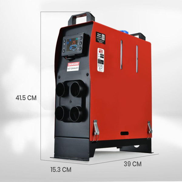 Air Conditioning Thermomate 12V 5Kw All In One Diesel Air Heater For Caravan Camper Trailer Van Motorhome Rv Red