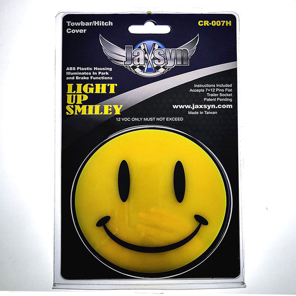 Tow Bars & Winches Jaxsyn Novelty Tow Bar / Trailer Hitch Cover Smiley Face