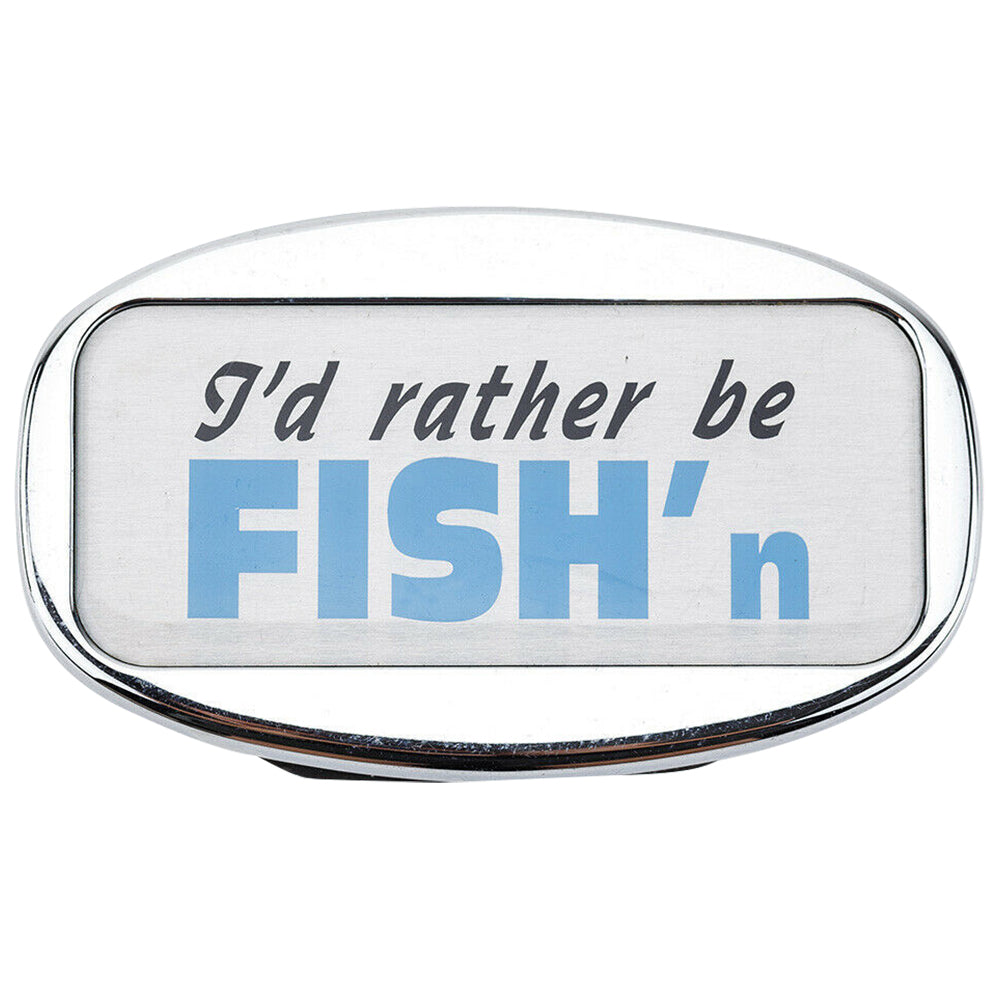 Tow Bars & Winches Jaxsyn Novelty Tow Bar / Trailer Hitch Cover I'd Rather Be Fish'n