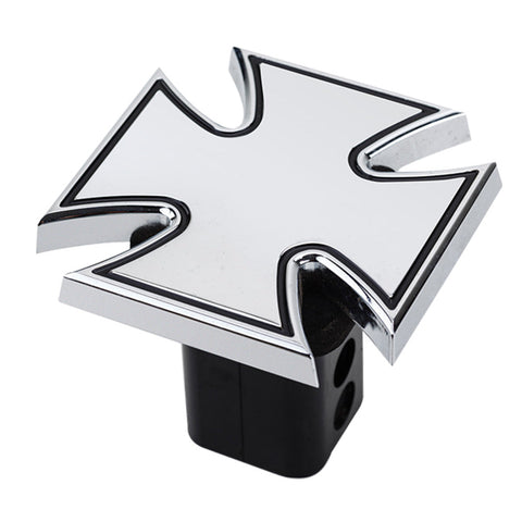 Tow Bars & Winches Jaxsyn Novelty Tow Bar / Trailer Hitch Cover Chrome Plated Iron Cross