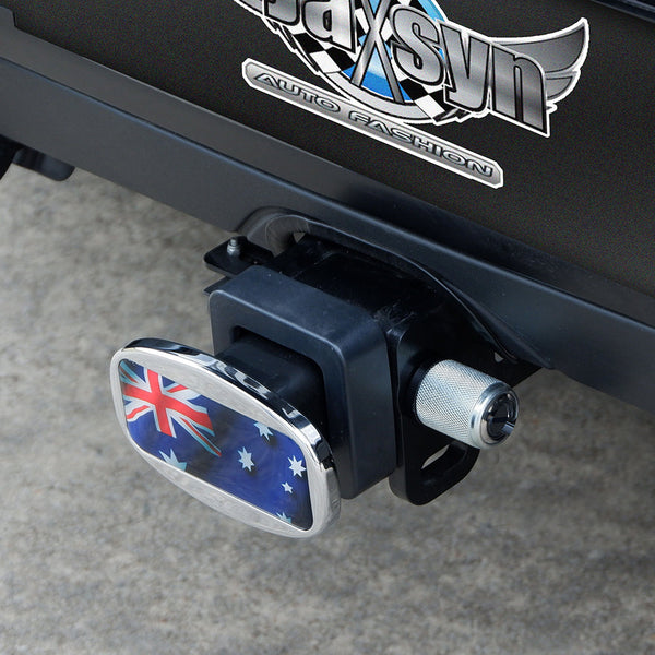 Tow Bars & Winches Jaxsyn Novelty Towbar Trailer Hitch Cover Aussie Flag