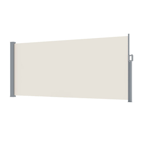 Awning & Canopy Parts Instahut Side Awning Sun Shade Outdoor Blinds Retractable Screen 1.4X3m Cream