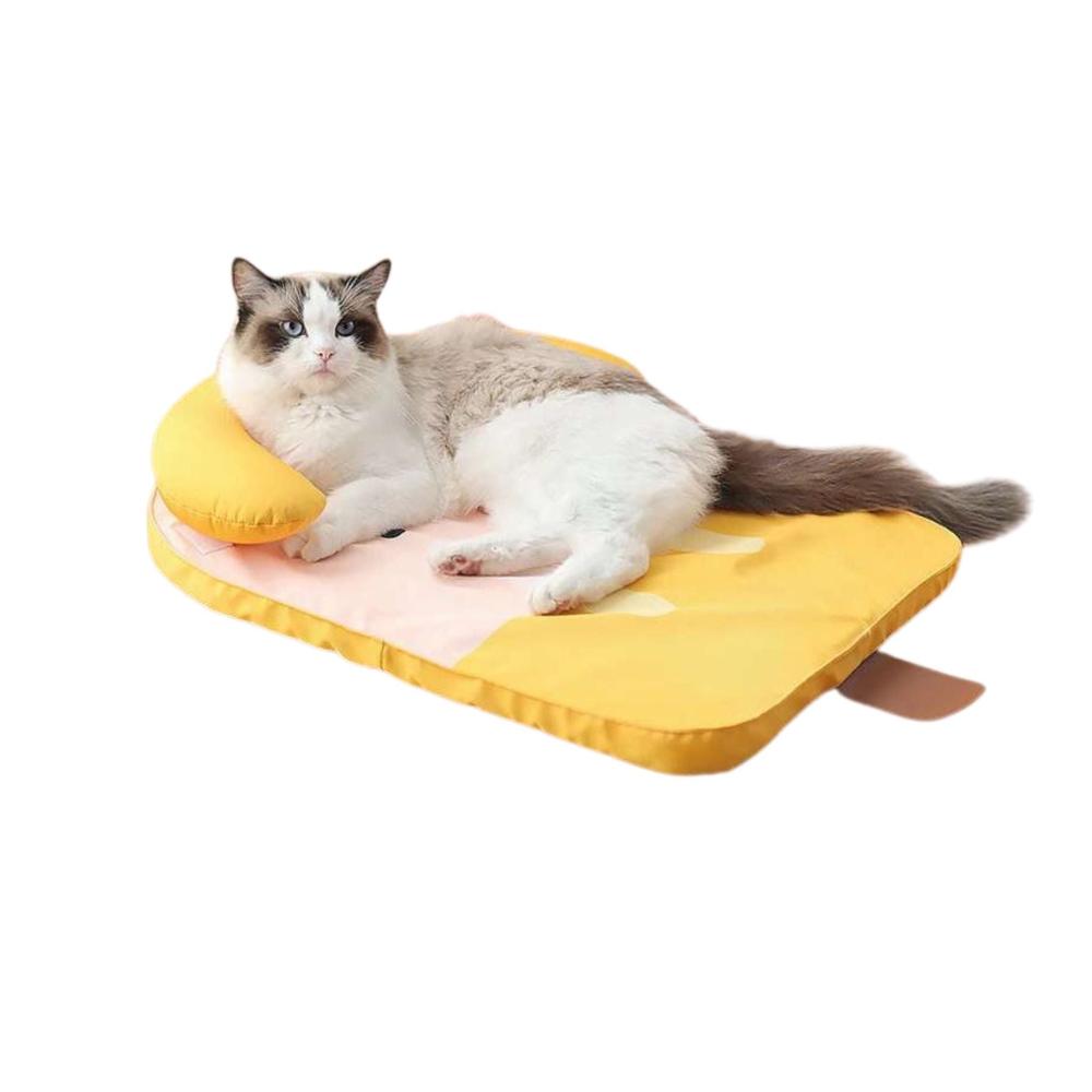 Pet Beds Pet Bed Banana Design Washable Cooling Mat With Pillow