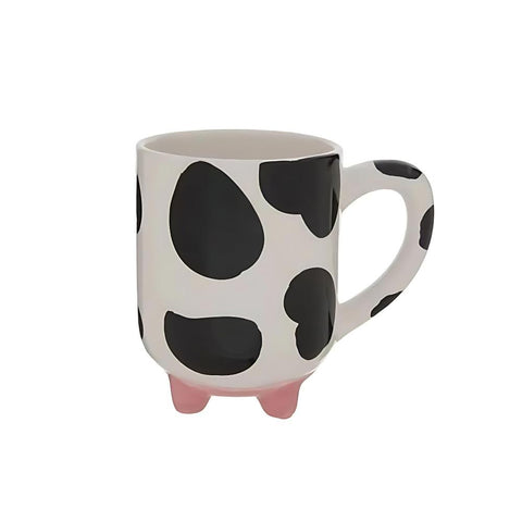 Mugs Ceramic Coffee Mug With Cow Print For Hot Beverages Drinkware Collection