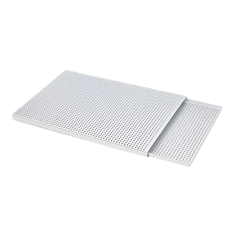 Baking Trays Baking Tray Silver 1.5Mm Rectangular Perforated Pastry Sheet Pan With Hole For