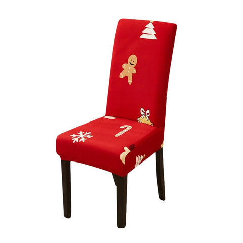 Slipcovers Chair Cover Red Christmas Design Stretchable Dining Slipcover For Home And Garden