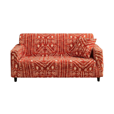 Slipcovers Sofa Cover Red Printed Christmas Design Non Slip Stretchable Slipcover For Furniture