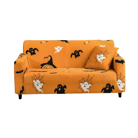 Slipcovers Sofa Cover Halloween Cobweb Design Non Slip Stretchable Slipcover For Furniture