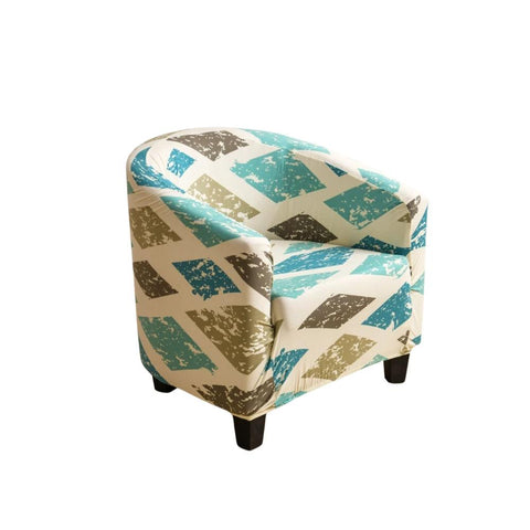 Slipcovers Sofa Cover Multicolor Diamond Print Dust Proof Chair Tub Slipcover Home Decor