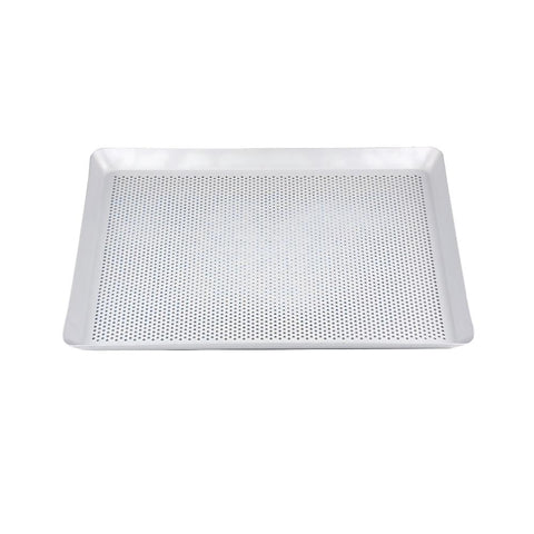 Baking Trays Baking Tray Silver 1 Piece Rectangular Perforated Oven Pastry Sheet Pan