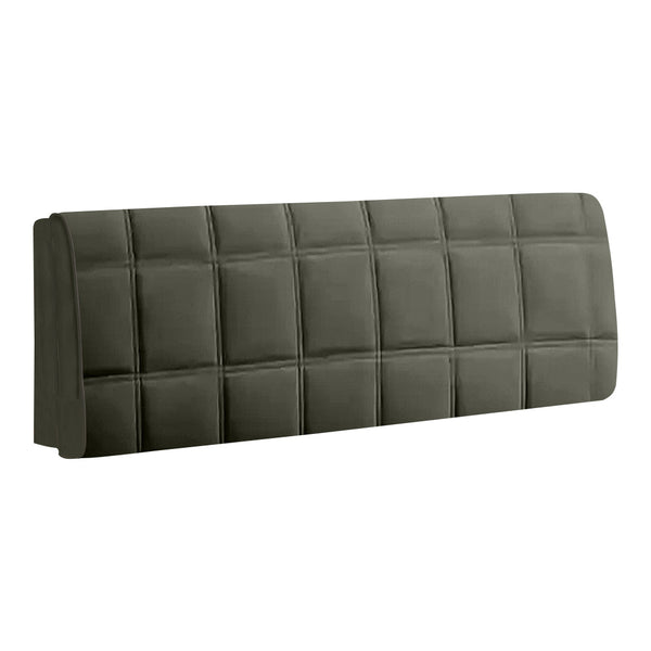 Headboards & Footboards Dark Gray Super Soft Smooth Quilted Velvet Bed Headboard Cover 190X70cm