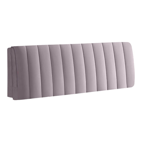 Headboards & Footboards Headboard Cover Light Gray Short Plush Super Soft Smooth Quilted Velvet 100X70cm