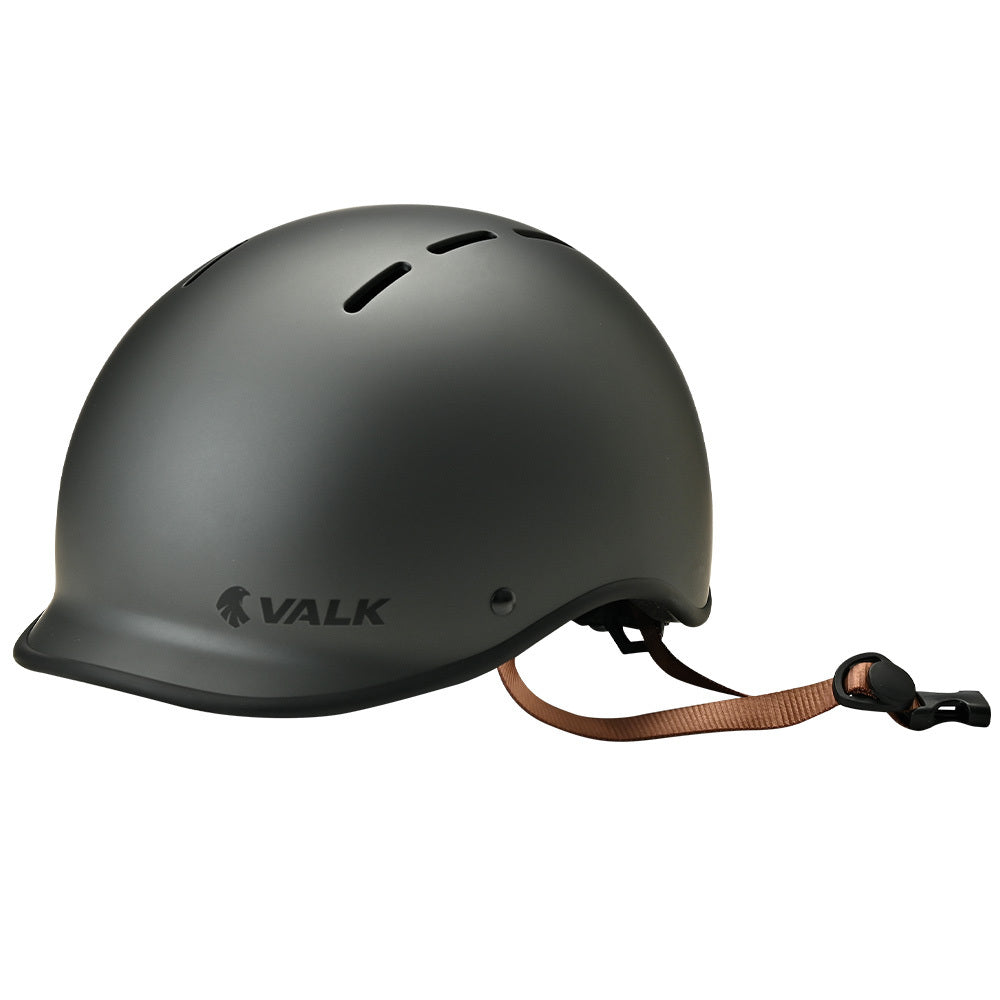 Helmet Accessories Valk Retro Bike Helmet 56 61Cm S M L Universal Dial Fit System Charcoal