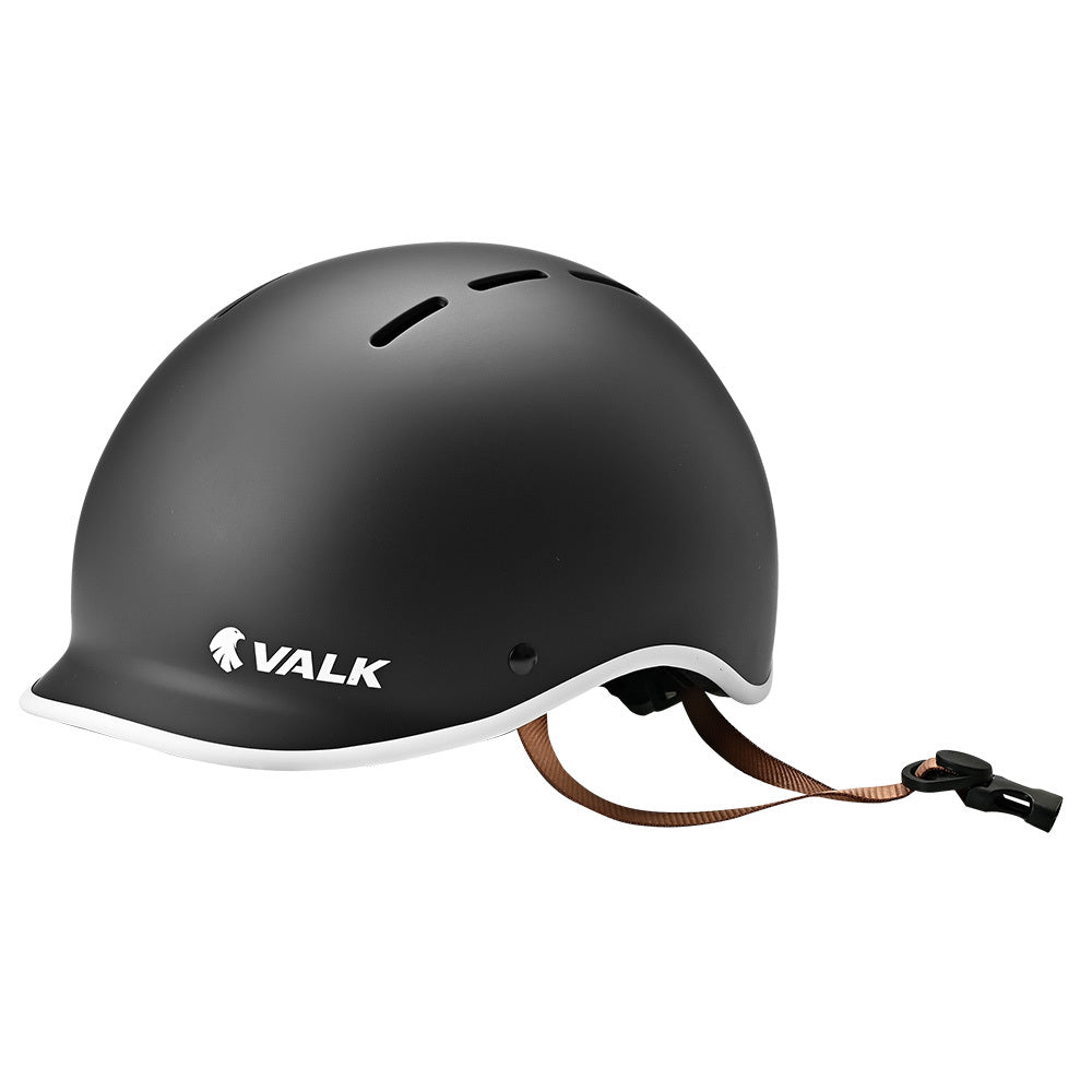 Helmet Accessories Valk Retro Bike Helmet 56 61Cm S M L Universal Dial Fit System Jet Black