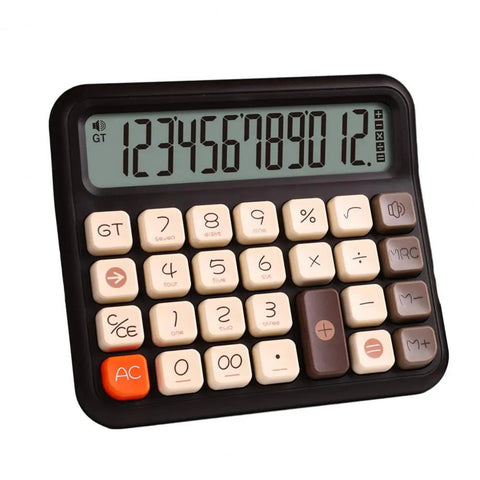 Calculators Basic Calculator Extra Large Lcd Display Battery Powered Portable Office Home Use