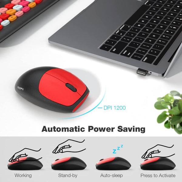 Keyboards & Keypads Bluetooth Keyboard And Mouse Combo Set Red Colour Retro Design Wireless Portable