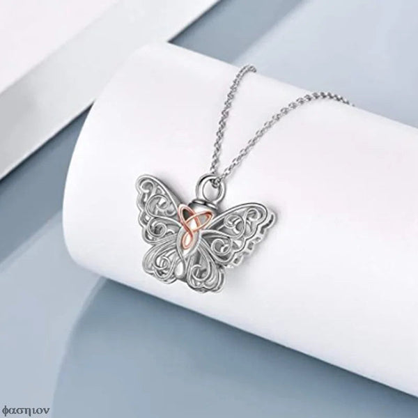 Necklaces & Pendants Butterfly Urn Necklace For Ashes Pendant Pets Cremation Keepsake Jewelry