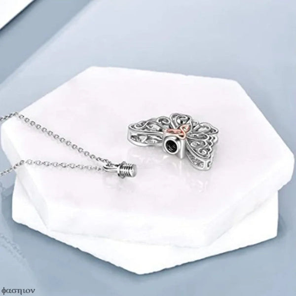 Necklaces & Pendants Butterfly Urn Necklace For Ashes Pendant Pets Cremation Keepsake Jewelry