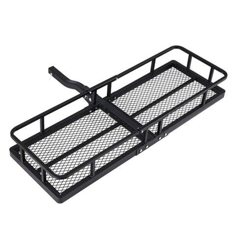 Roof Racks Giantz Universal Car Roof Rack Foldable Hitch Basket Cargo Carrier 152Cm Black