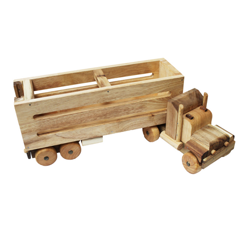 Wooden Toys Cattle Truck