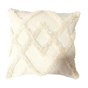 Cushions & Decorative Pillows Cream Cushion In Embroidered Design 45X45 Cm