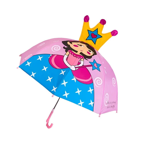 Umbrellas Cute Cartoon Children Umbrella Long Handled 3D Ear Modeling For Boys And Girls