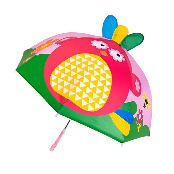 Umbrellas Cute Cartoon Children Umbrella Long Handled 3D Ear Modeling For Boys And Girls