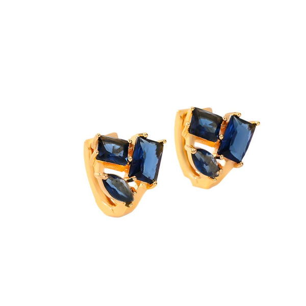 Earrings Various Colours Of Zircon For Women Fashion Commuting Jewelry