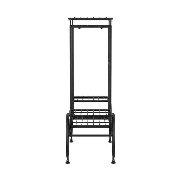 Plant Stands Artiss Plant Stand 6 Tier Iron 4 Wheeler