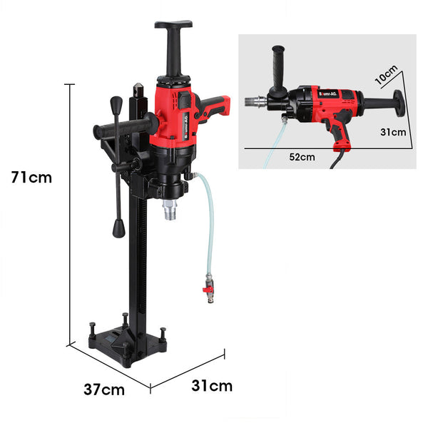 Drills Baumr Ag 2000W 160Mm Handheld Concrete Core Drill With Rig Stand