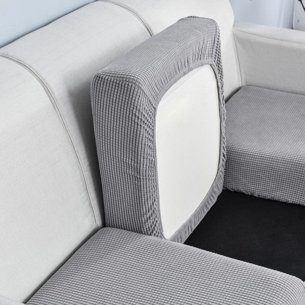 Slipcovers Sofa Cover Gray Polyester Thick Stretchable Cushion For Living Room