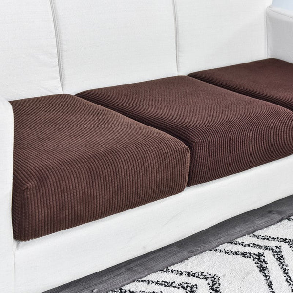 Slipcovers Sofa Cover Coffee Polyester Thick Stretchable Cushion Slipcover For Living Room