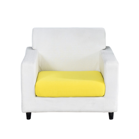 Slipcovers Sofa Cover Yellow Polyester Thick Stretchable Cushion For Living Room