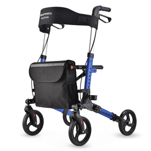 Walkers & Canes Equipmed Easystride Quick Fold Aluminium Rollator Blue