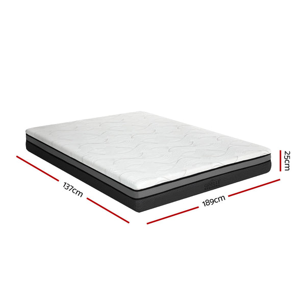 Mattresses Giselle Bedding Memory Foam Mattress Cool Gel Non Spring 25Cm Double