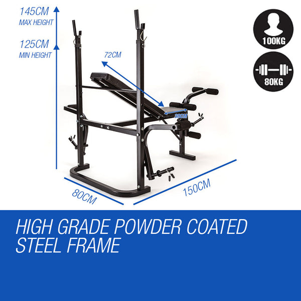 Home Gyms Proflex 7 In 1 Weight Bench Multi Station Home Gym B300