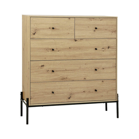 Dressers & Chests of Drawers Artiss 5 Chest Of Drawers Arno Pine