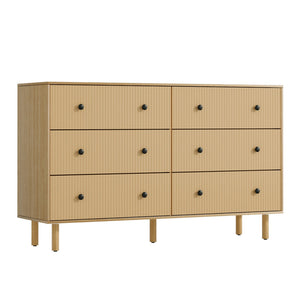 Dressers & Chests of Drawers Artiss 6 Chest Of Drawers Tallboy Cabinet Ruth Pine